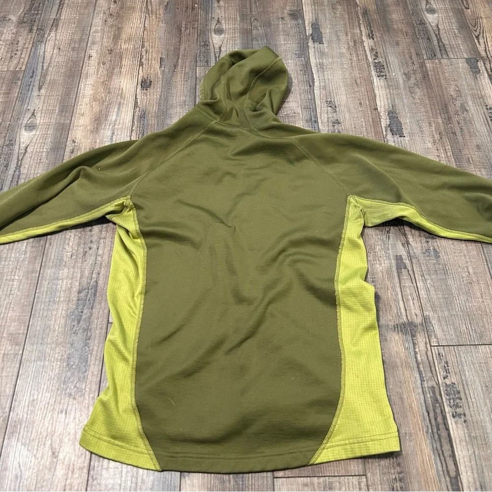 Outdoor Research Men’s Green Radiant Hybrid Full Zip Hoodie Size S‎ Soft Shell
